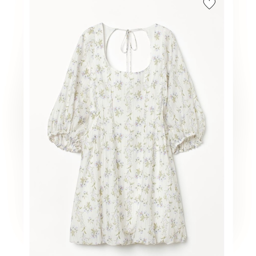 H&M Brock collection Lyocell-blend floral dress size M